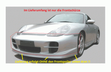 Frontschürze für Porsche 996 Serie I nicht GT2