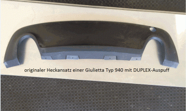 Heckdiffusor Duplex für Alfa Giulietta