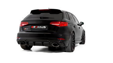 REMUS OPF-Back Klappen-Abgasanlage für Audi RS3 Typ 8V 294KW SportBack und Limousine mit OPF