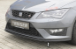 Preview: Rieger Frontspoiler Spoiler für Seat Leon 5F Cupra FR ST MATT SCHWARZ 27022