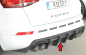 Preview: Rieger Heckdiffusor passend für Seat Ateca Cupra AHK mattschwarz
