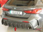 Preview: Rieger Heckdiffusor Diffusor für BMW 1er F40 MATT SCHWARZ 35074