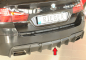 Preview: Rieger Heckeinsatz Diffusor Ansatz für BMW 5er 550i F10 F11 MATT SCHWARZ 53628