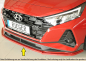 Preview: Rieger Frontspoiler Spoiler für Hyundai i20 N Performance MATT SCHWARZ 76100