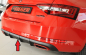 Preview: Rieger Heckdiffusor passend für Skoda Superb AHK 200/206KW 3T/3V mattschwarz