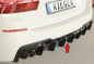 Preview: Rieger Heckeinsatz Diffusor Ansatz für BMW 5er F10 F11 GLANZ SCHWARZ 88332