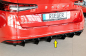 Preview: Rieger Heckdiffusor passend für Skoda Superb AHK NZ/3Y 23- glanzschwarz (1 Endrohr links)