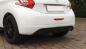 Preview: Heckdiffusor Diffusor Ansatz passend für Peugeot 208 -6/19 mit kleinem Endrohr