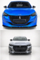 Preview: Frontspoiler passend für Peugeot 208 2019- (auch für Facelift ab 2023) in GLANZ SCHWARZ
