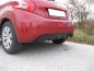 Preview: Heckschürzenansatz Diffusor für Peugeot 208 -6/19 ohne Endrohr