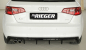Preview: Rieger Heckdiffusor Diffusor für Audi A3 8V GLANZ SCHWARZ 88100