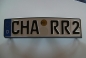 Preview: Halter Nummernschild Kennzeichen passend für Porsche 996 Serie I+II 46x12cm für 46iger Kennzeichen