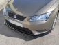 Preview: Frontspoiler passend für Seat Leon 2012-2017 in GLANZ SCHWARZ