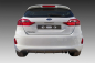 Preview: Heckdiffusor passend für Ford Fiesta 8 17-21 in GLANZ SCHWARZ
