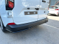 Preview: Heckdiffusor passend für Ford Transit Custom 10/2023 und VW T7 in GLANZ SCHWARZ mit Schmutzfänger ab Werk