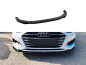 Preview: Frontspoiler passend für Audi A4 B9 Facelift 2019-2024 in GLANZ SCHWARZ