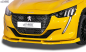 Preview: RDX Frontspoiler Spoiler Lippe für Peugeot 208 19-