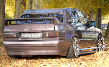 Preview: Rieger Heckdiffusor passend für Mercedes 190er W201 ab 1988-