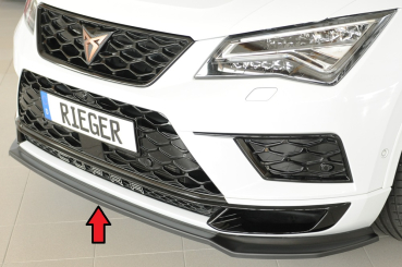 Rieger Frontspoiler passend für Seat Ateca Cupra 18-20 mattschwarz