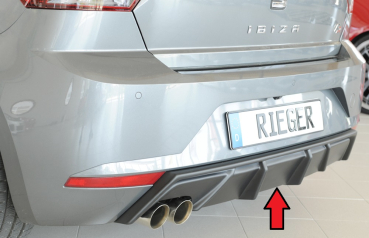 Rieger Heckdiffusor Diffusor für Seat Ibiza FR MATT SCHWARZ 27102