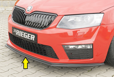 Rieger Frontspoiler passend für Skoda Octavia RS 5E 13-17 mattschwarz