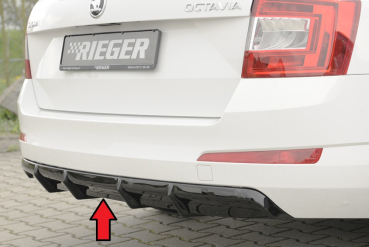 Rieger Heckdiffusor passend für Skoda Octavia 5E PDC 13- glanzschwarz