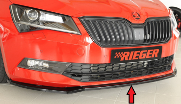 Rieger Frontspoiler passend für Skoda Superb 3T/3V 15-07/19 glanzschwarz