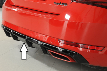 Rieger Heckdiffusor passend für Skoda Superb 200/206KW 3T/3V glanzschwarz