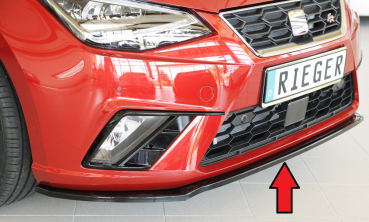 Rieger Frontspoiler passend für Seat Ibiza KJ 17- glanzschwarz