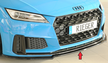 Rieger Frontspoiler Spoiler für Audi TT TTS 9/18- GLANZ SCHWARZ 88188