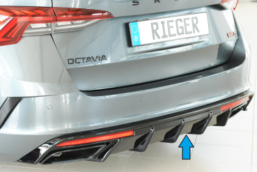 Rieger Heckdiffusor passend für Skoda Octavia RS NX/PV 20- glanzschwarz