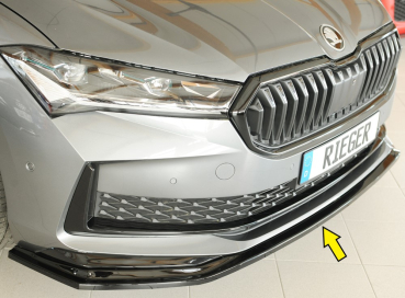 Rieger Frontspoiler passend für Skoda Superb Sportline NZ/3Y 23- glanzschwarz