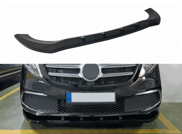 Frontspoiler passend für Mercedes V-Klasse W447 19- in GLANZ SCHWARZ