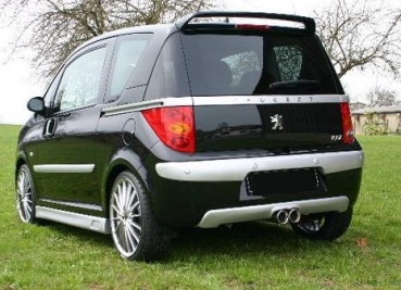 Heckdiffusor Diffusor Ansatz passend für Peugeot 1007