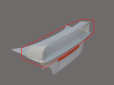 Preview: Heckflügel Heckspoiler Flügel Spoiler hohe Version passend für BMW E36 Coupe Limousine nicht Class 2 II STW M3 GT 318is