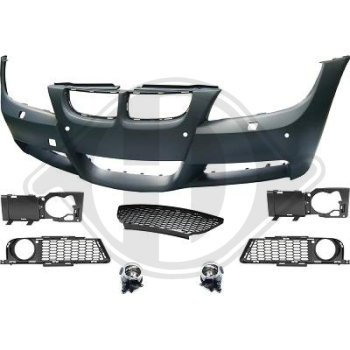 Front Stoßstange vorne passend für BMW 3er E90 E91 05-08 1216650 mit ABE