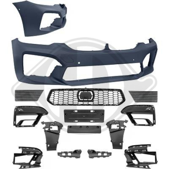 Front Stoßstange vorne passend für BMW 5er G30 G31 17-20 1226252 mit ABE