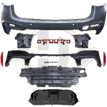 Heck Stoßstange hinten passend für BMW 5er G31 17-20 1226255 ohne ABE