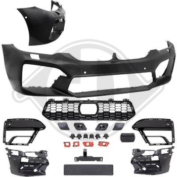 Front Stoßstange vorne passend für BMW 5er G30 G31 17-20 1226352 mit ABE
