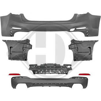 Heck Stoßstange hinten passend für BMW 5er G30 17-20 1226455 ohne ABE