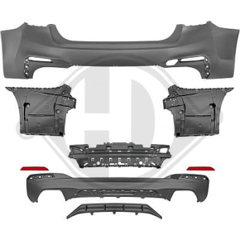 Heck Stoßstange hinten passend für BMW 5er G30 17-20 1226456 mit ABE
