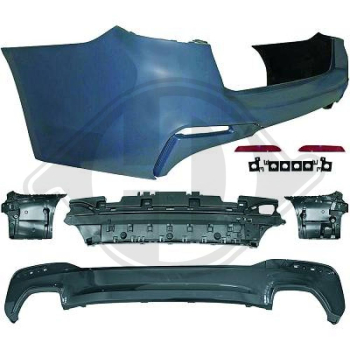 Heck Stoßstange hinten passend für BMW 5er G31 17-20 1226555 mit ABE