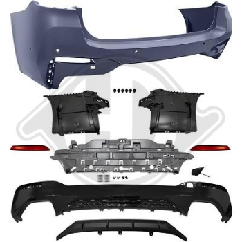 Heck Stoßstange hinten passend für BMW 5er G31 20-23 1226556 mit ABE