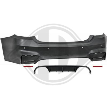 Heck Stoßstange hinten passend für BMW 4er F32 F33 13-17 1245455 mit ABE