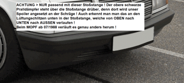 Frontspoiler passend für Mercedes 190er W201 bis 06/1988 VorMOPF