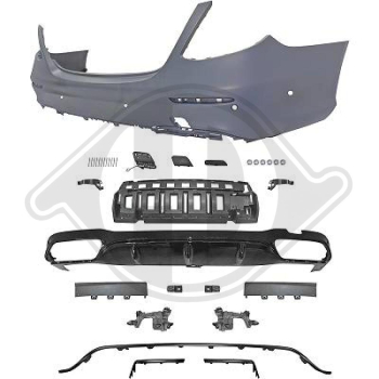 Heck Stoßstange hinten passend für Mercedes E-Klasse W213 16-20 1618356 mit ABE