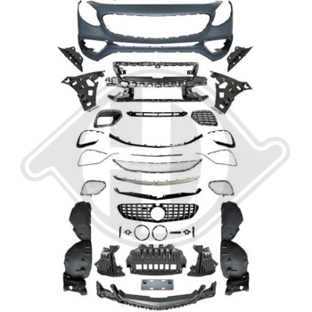 Front Stoßstange vorne passend für Mercedes S-Klasse Coupe Cabrio C217 14-20 1648251 mit ABE