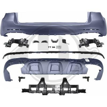 Heck Stoßstange hinten passend für Mercedes GLC X253 15-19 1656355 mit ABE