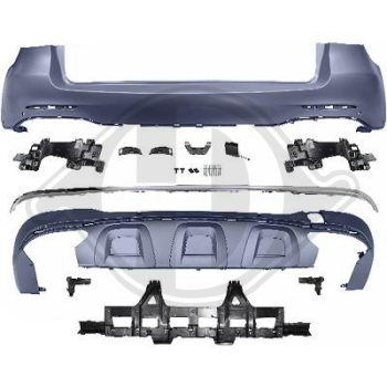 Heck Stoßstange hinten passend für Mercedes GLC X253 15-19 1656356 mit ABE