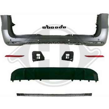 Heck Stoßstange hinten für Mercedes V-Klasse W447 14-19 nicht AMG 1668455 mit ABE